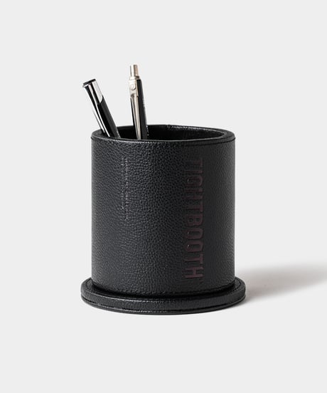 TIGHTBOOTH | LEATHER PEN HOLDER | Black