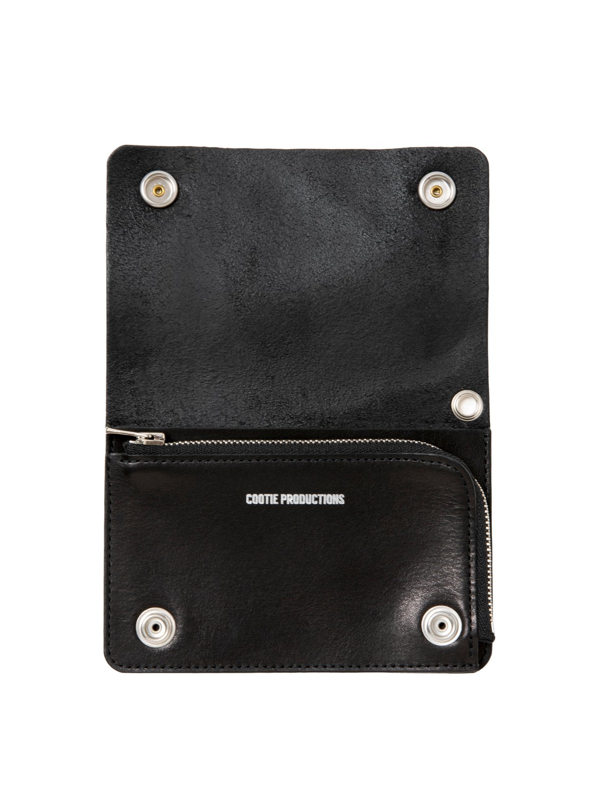 COOTIE | Leather Trucker Wallet | Black | Work COOTIE | Leather Trucker Wallet | Black | Work