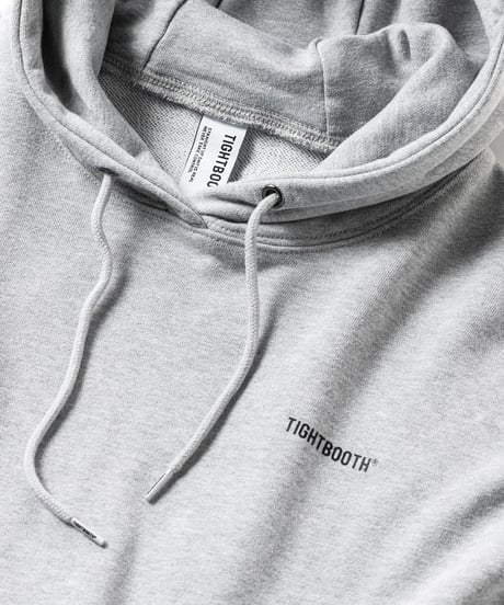 TIGHTBOOTH | HOODED LOGO SWEAT | GREY