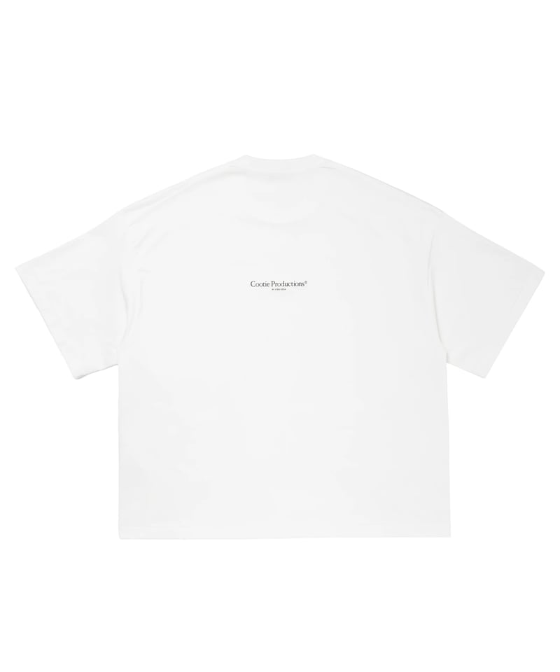 COOTIE | Spanish Pima Boxy S/S Tee | White | Wo