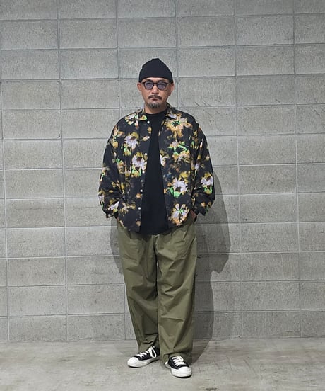 TIGHTBOOTH | TBPR / BAGGY PIPE PANTS | Black