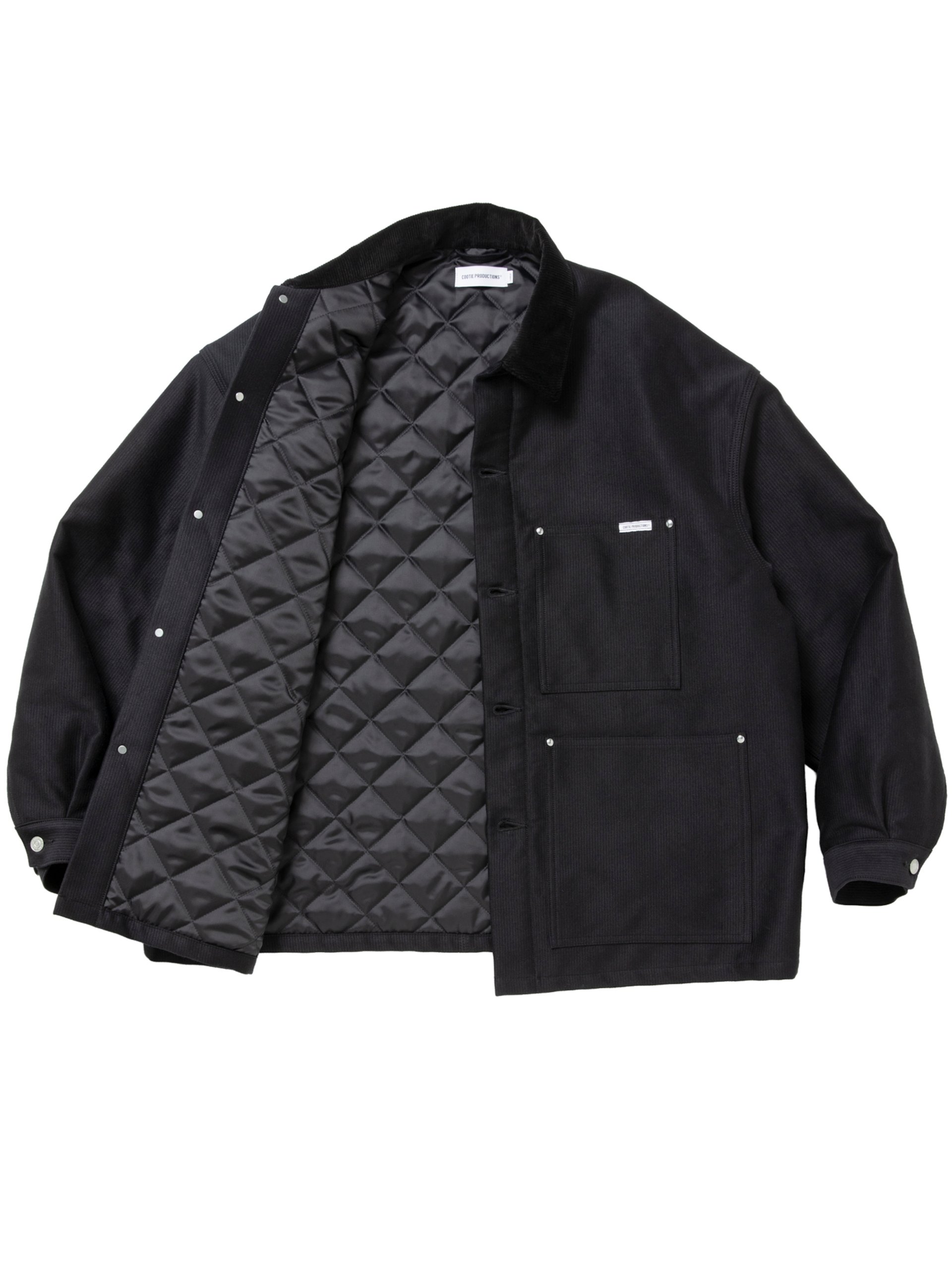 𝐂𝐎𝐎𝐓𝐈𝐄 | Bedford Cloth Quilting Coverall | Blac