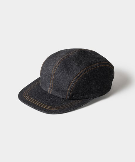 TIGHTBOOTH | SIDE LOGO DENIM CAMP CAP | Black