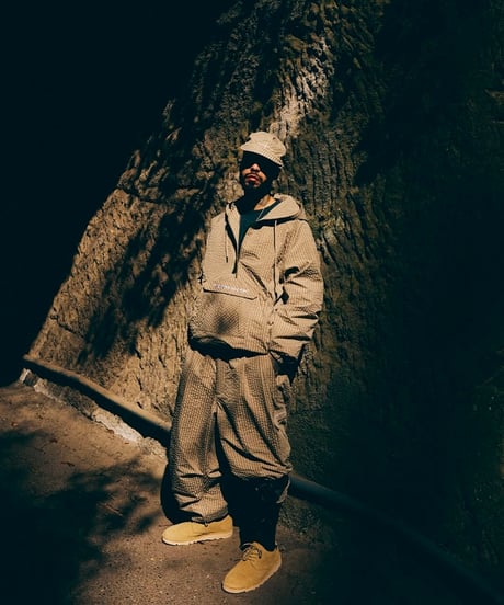 TIGHTBOOTH | TBPR / RIPPLE PLAID ANORAK | Beige