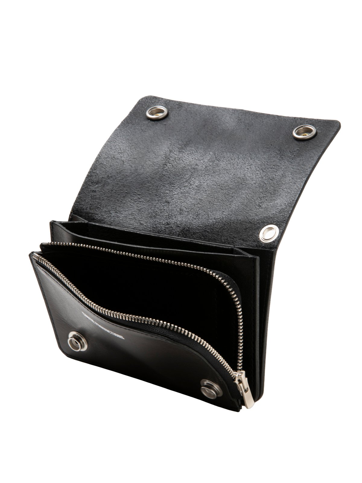 COOTIE | Leather Trucker Wallet | Black | Work