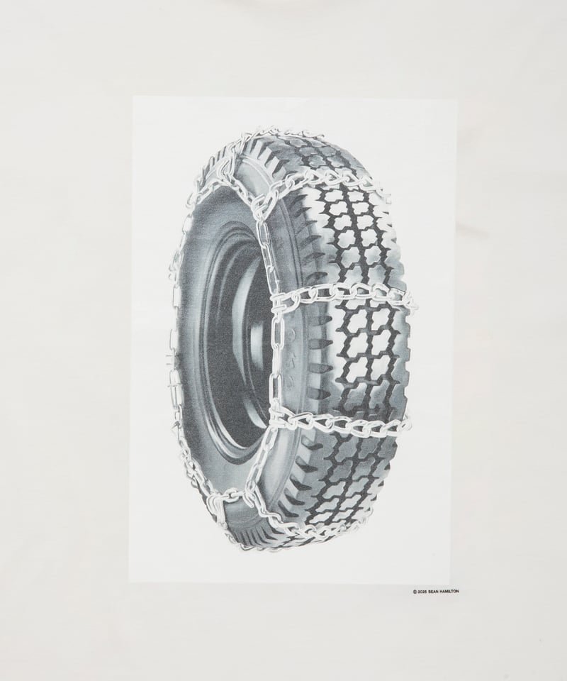 COOTIE | Print S/S Tee ( Tire with Chains ) | W