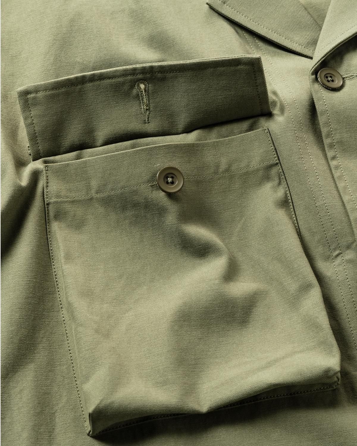 TIGHTBOOTH | LABEL LOGO BDU SHIRT | BLACK | Wor