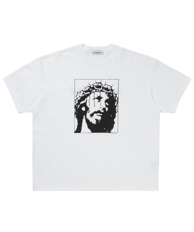 COOTIE | Print S/S Tee - JESUS | White | Work I