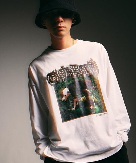 TIGHTBOOTH | DOGGY PISS L/S T-SHIRT | ULTRAMARINE