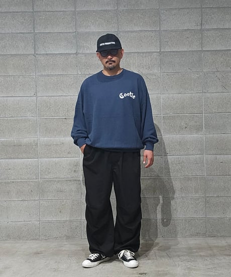 COOTIE | Venice Sweat Crew | Black