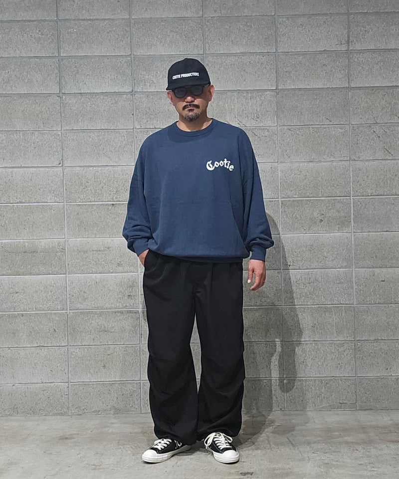COOTIE | Venice Sweat Crew | Black | Work In Pr
