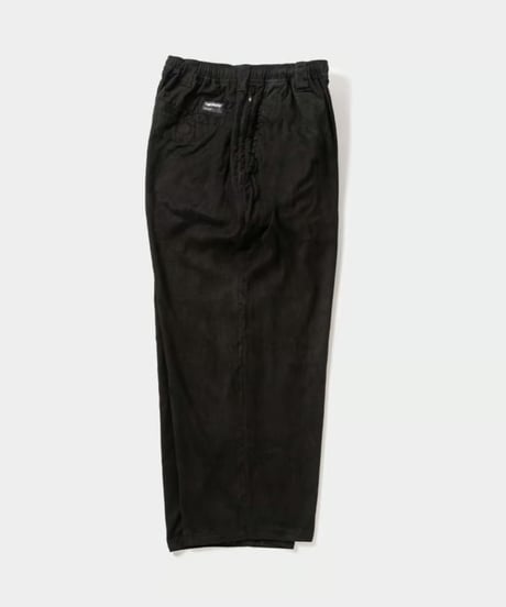 TIGHTBOOTH | SUEDE BAGGY PANTS | BLACK