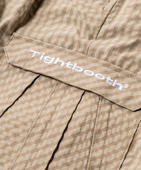 TIGHTBOOTH | TBPR / RIPPLE PLAID BALLOON PANTS | Beige