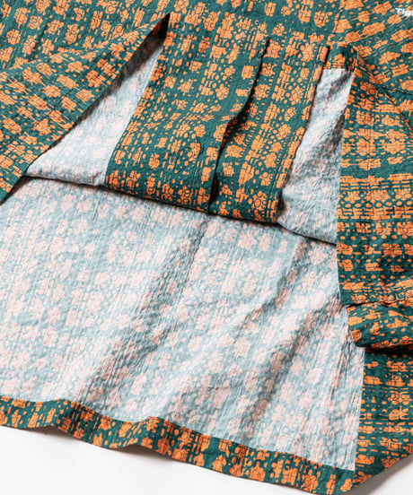 TIGHTBOOTH | BLEEDING LOGO ALOHA | Green x Orange