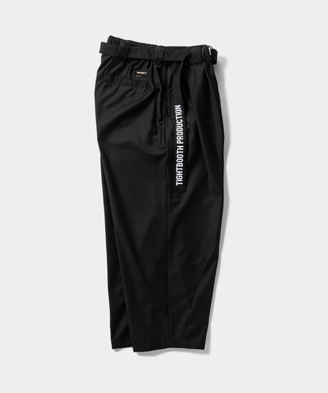 TIGHTBOOTH | TBPR / BAGGY SLACKS | Black