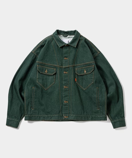 TIGHTBOOTH | TBPR / DENIM JACKET | Dark Green