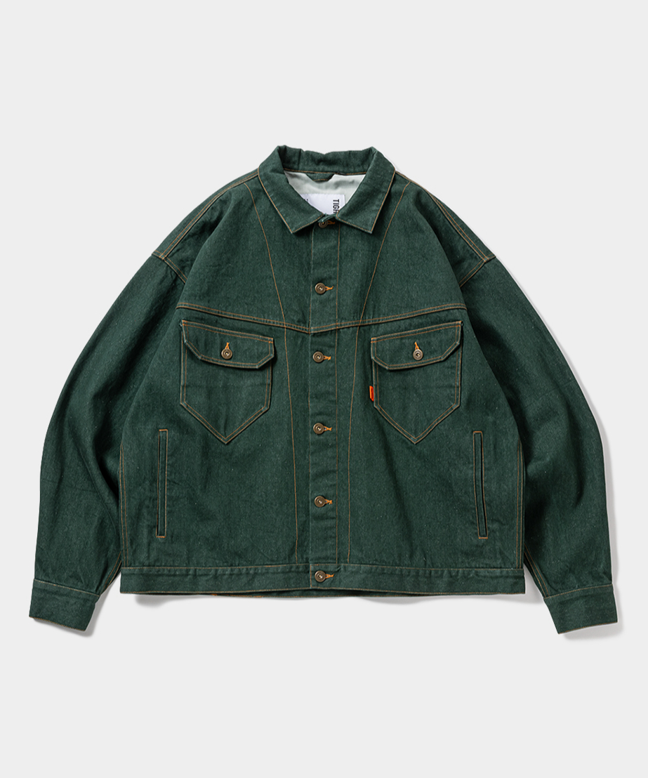 TIGHTBOOTH | TBPR / DENIM JACKET | Dark Green |
