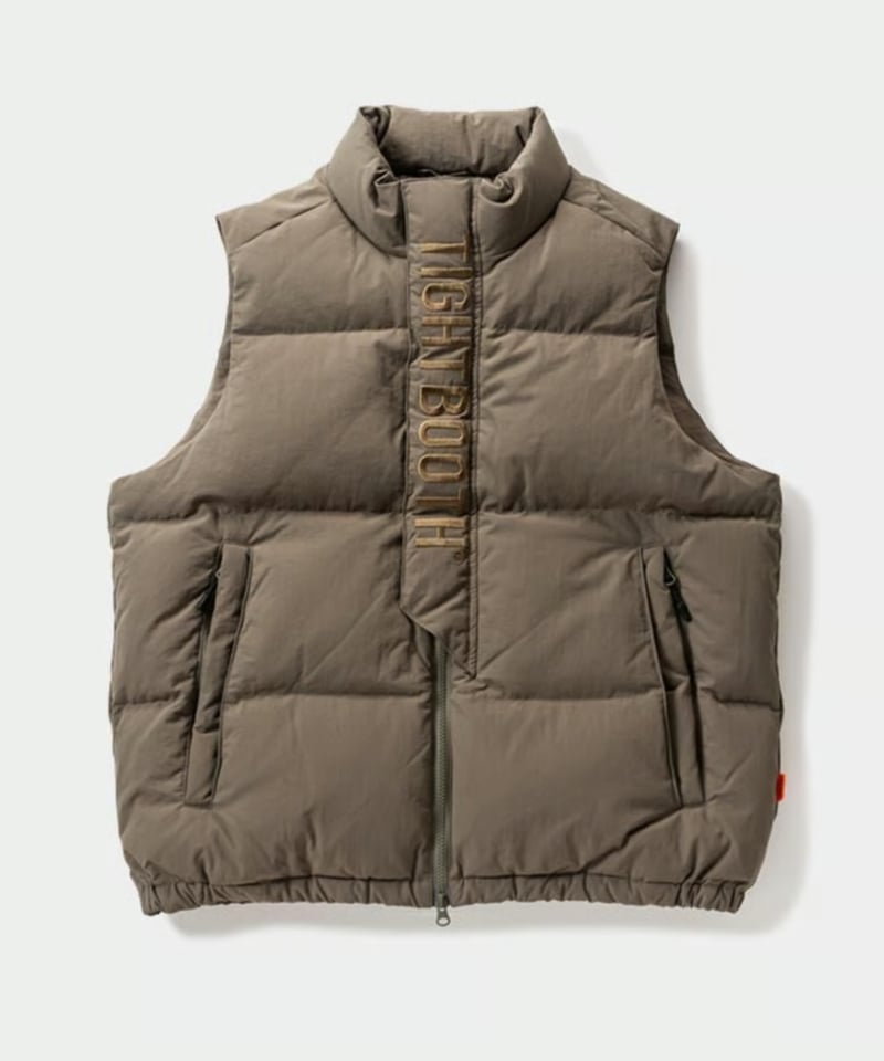 TIGHTBOOTH | PLAC DOWN VEST | OLIVE | Work In P