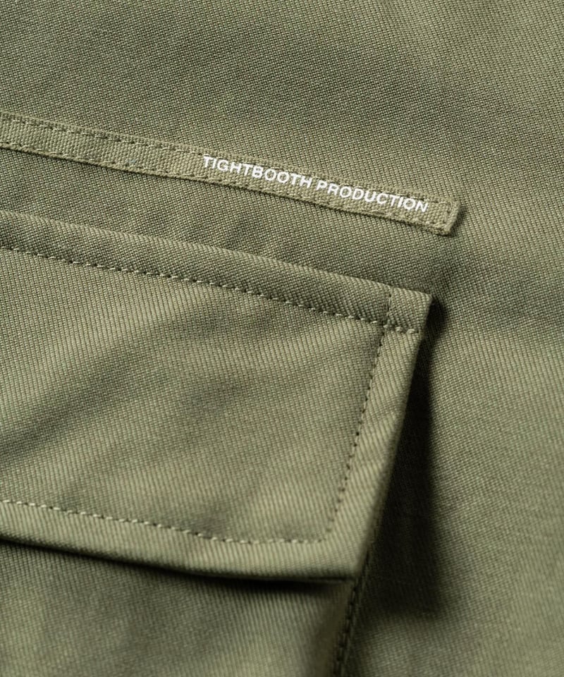 TIGHTBOOTH | LABEL LOGO BDU SHIRT | IVORY | Wor