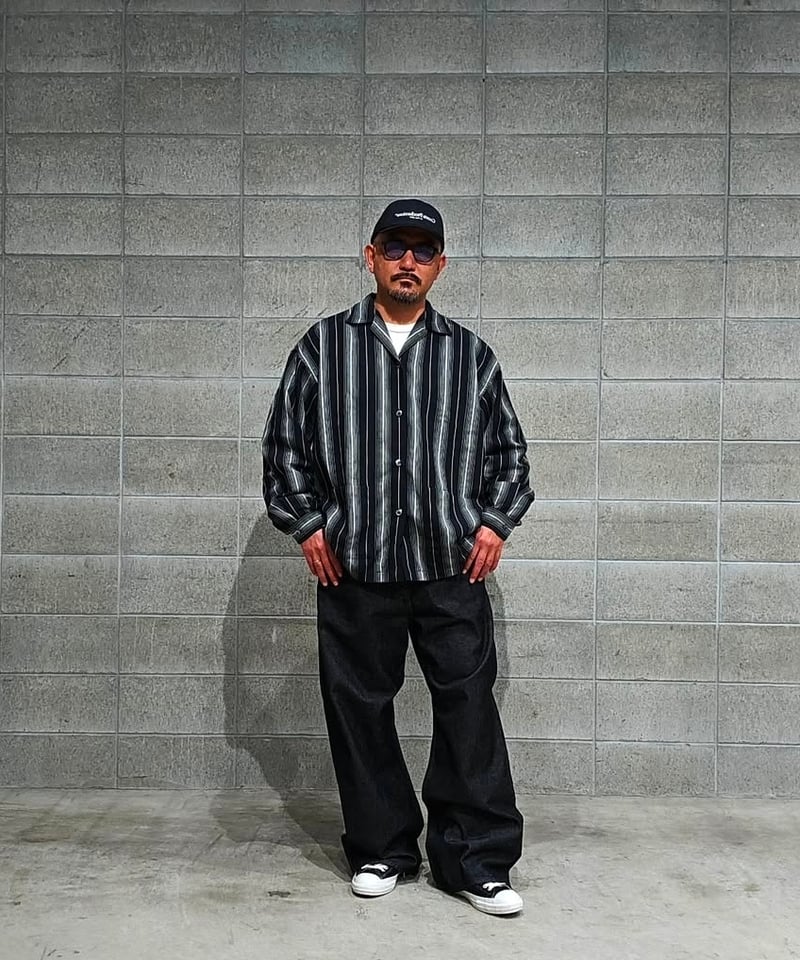 COOTIE | Dobby Chain Stripe L/S Cavana Shirt |