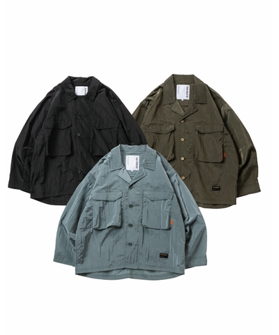 TIGHTBOOTH | TBPR / METALLIC BDU SHIRT | Sax |