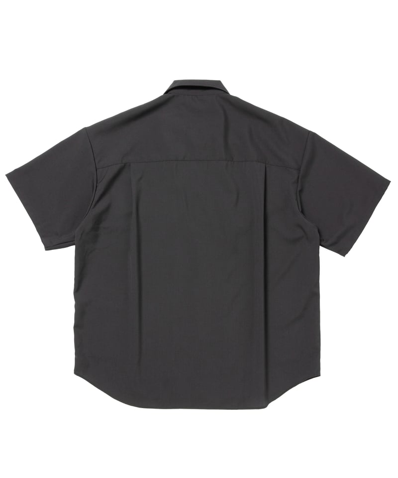 COOTIE | T/W S/S Scout Shirt | Black | Work In