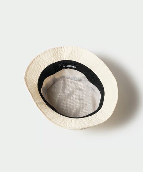 TIGHTBOOTH | PIPING BUCKET HAT | Ivory