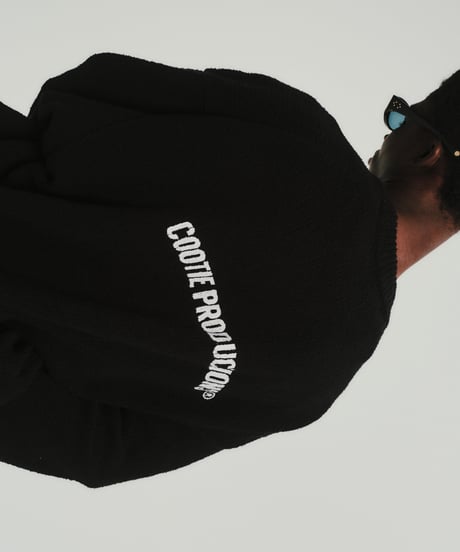 COOTIE | N/C Boucle Knit Crew | Black