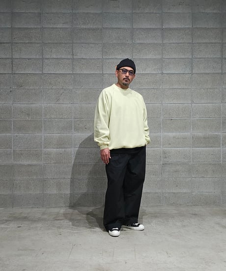 TIGHTBOOTH | TBPR / WAFFLE CREW KNIT | Cream