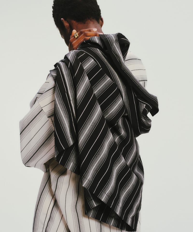 COOTIE | Dobby Chain Stripe L/S Cavana Shirt |