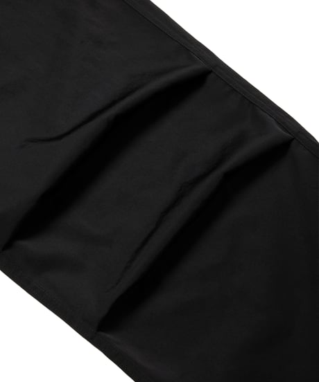 COOTIE | Ny/Wo Twill Utility Wide Easy Trousers | Black