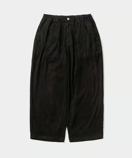 TIGHTBOOTH | SUEDE BAGGY PANTS | BLACK