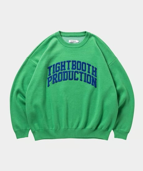 TIGHTBOOTH | COLLEGE SWEATER | GREEN