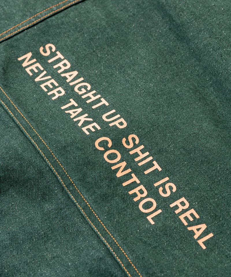 TIGHTBOOTH | TBPR / DENIM JACKET | Dark Green |