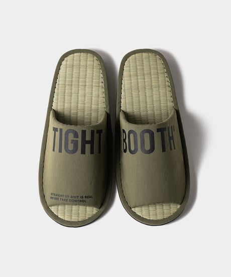 TIGHTBOOTH | BIG LABEL ROOM SANDAL | Olive