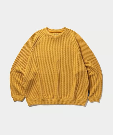 TIGHTBOOTH | MYSTERY GAUGE CREW KNIT | YELLOW