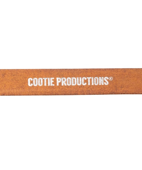 𝐂𝐎𝐎𝐓𝐈𝐄 | Tea-Core Leather Narrow Belt | Black