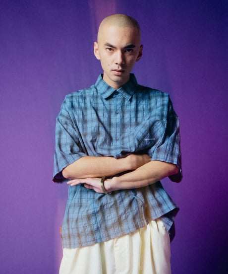 TIGHTBOOTH | TBPR / PLAID S/S SHIRT | Brown
