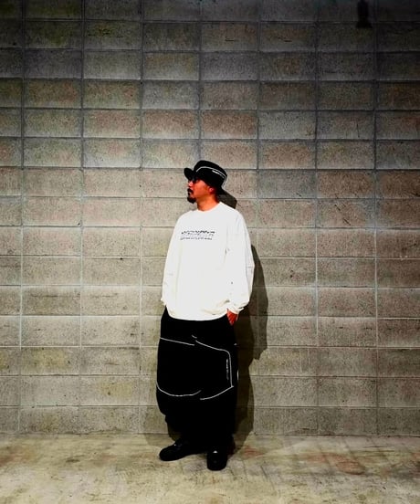 TIGHTBOOTH | METAL LOGO L/S T-SHIRT | White