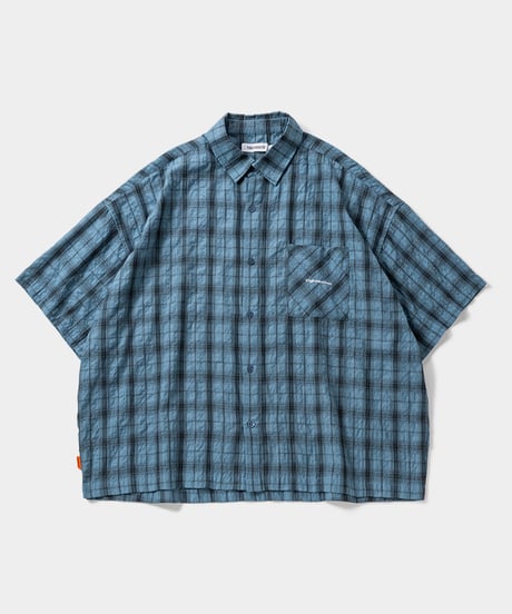 TIGHTBOOTH | TBPR / PLAID S/S SHIRT | Sax