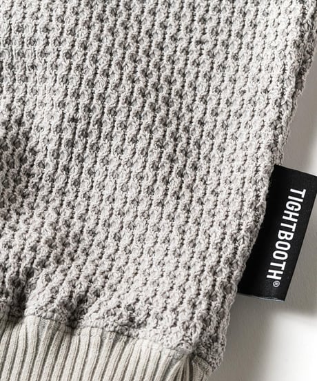 TIGHTBOOTH | CHAIN CREW KNIT | GREY