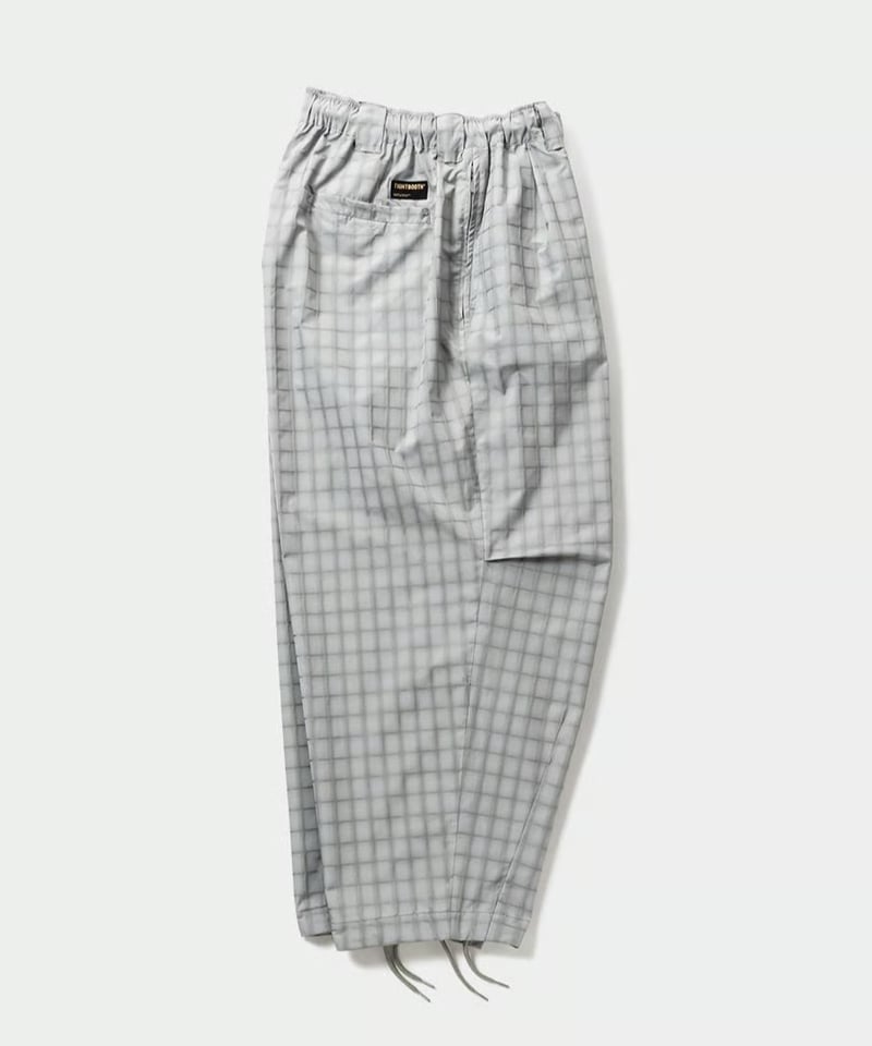 TIGHTBOOTH | PLAID LIGHT BALLOON PANTS | GREY |