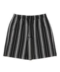 COOTIE | Dobby Chain Stripe Easy Shorts | Black