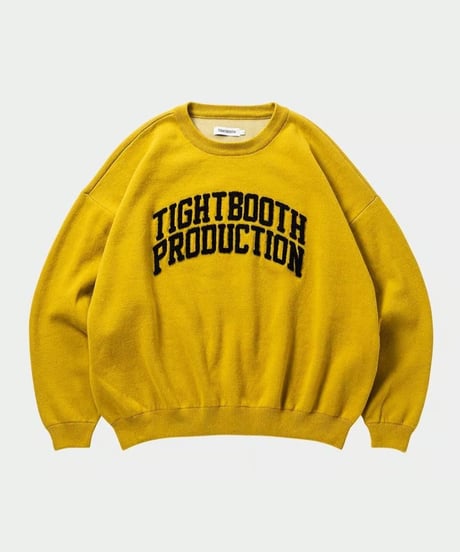 TIGHTBOOTH | COLLEGE SWEATER | MUSTARD