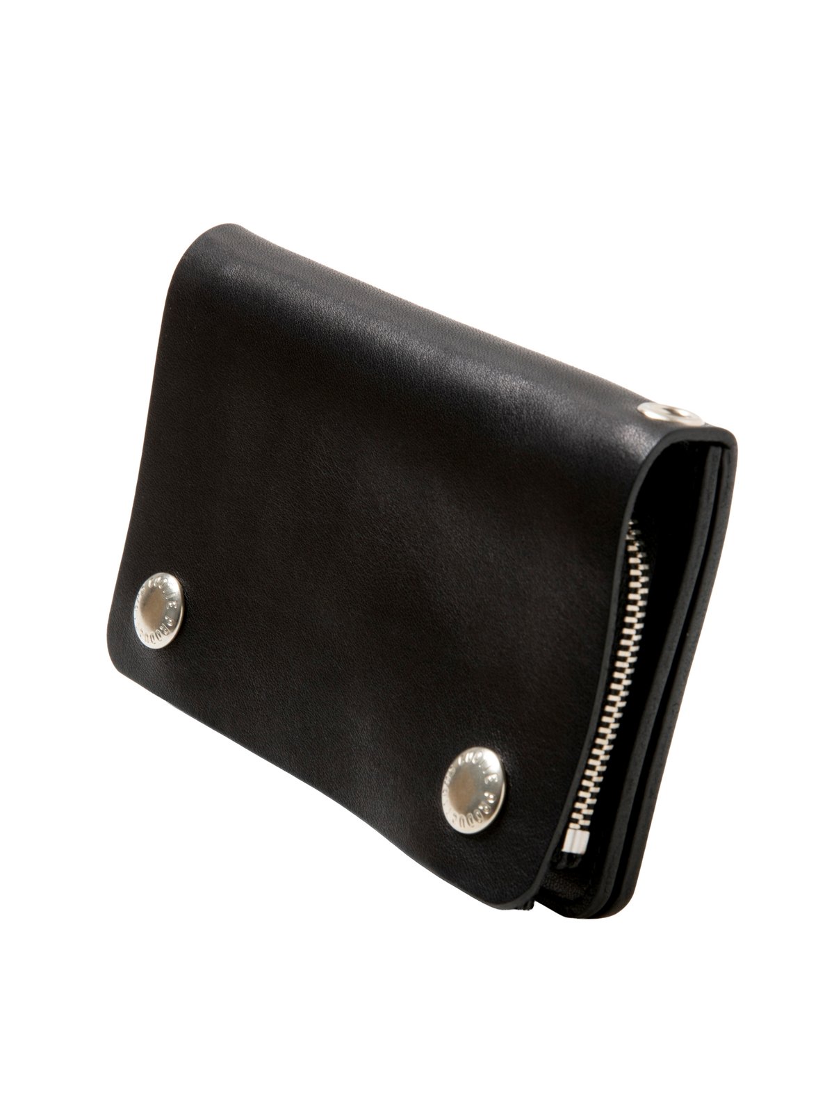 小物 COOTIE/ TRUCKER WALLET/PATENT LEATHER COOTIE | Leather Trucker Wallet | Black | Work