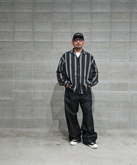 COOTIE | 12.5oz Denim 5 Pocket Square Leg Pants | Ivory