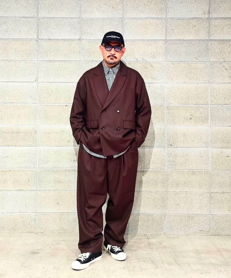 𝐂𝐎𝐎𝐓𝐈𝐄 | T/W Twill 2 Tuck Wide Easy Trousers |