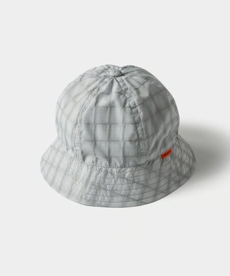 TIGHTBOOTH | EMBOSS PLAID HAT | GREY