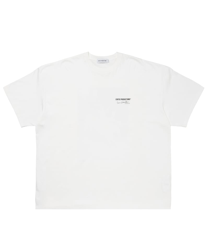 COOTIE | Print S/S Tee ( Pink 14 ) | White | Wo