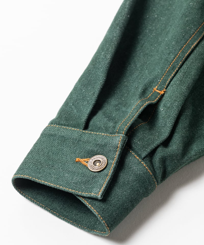 TIGHTBOOTH | TBPR / DENIM JACKET | Dark Green |